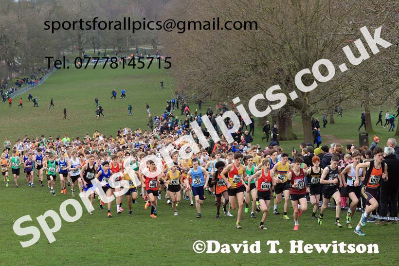 Boys Under-15s, 2024 CAU Inter Counties Cross Country Champs., Wollaton Park, Nottingham. Photo: David T. Hewitson/Sports for All Pics